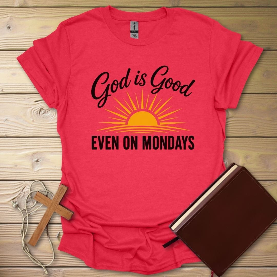 Monday Praise T-Shirt Heather Red / S