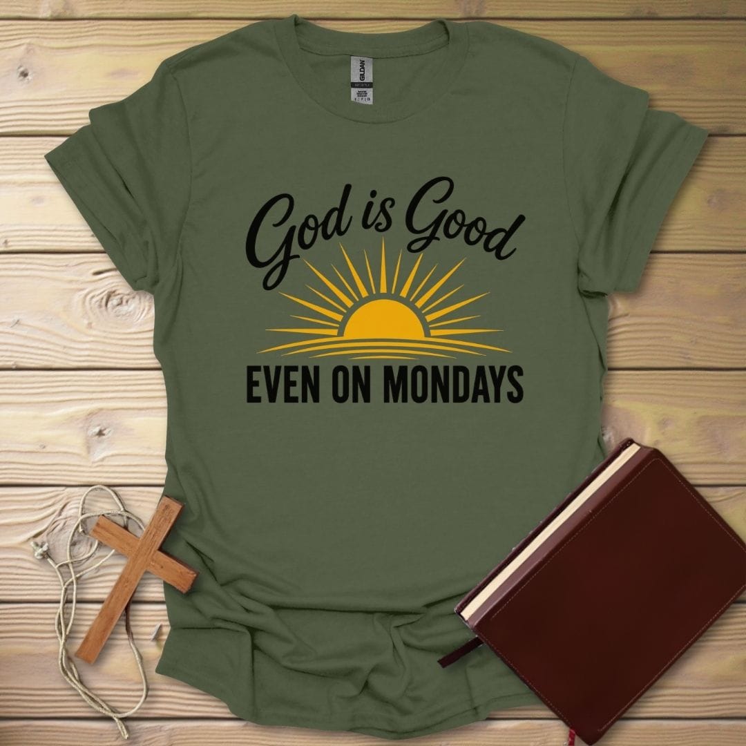 Monday Praise T-Shirt Military Green / S