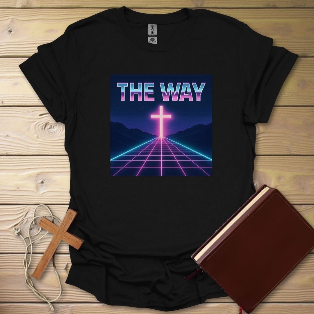 Neon Crossway Retro T-Shirt Black / S