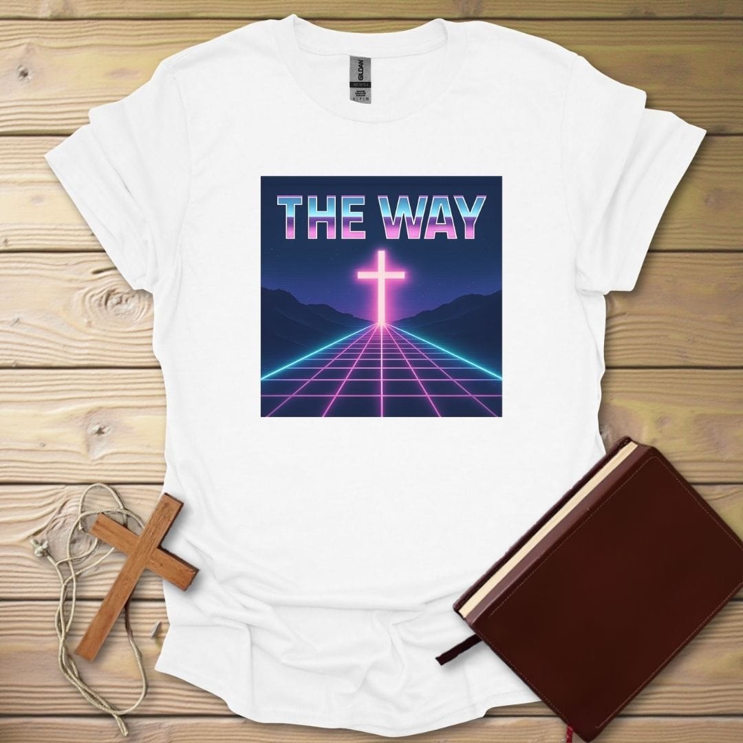 Neon Crossway Retro T-Shirt White / S