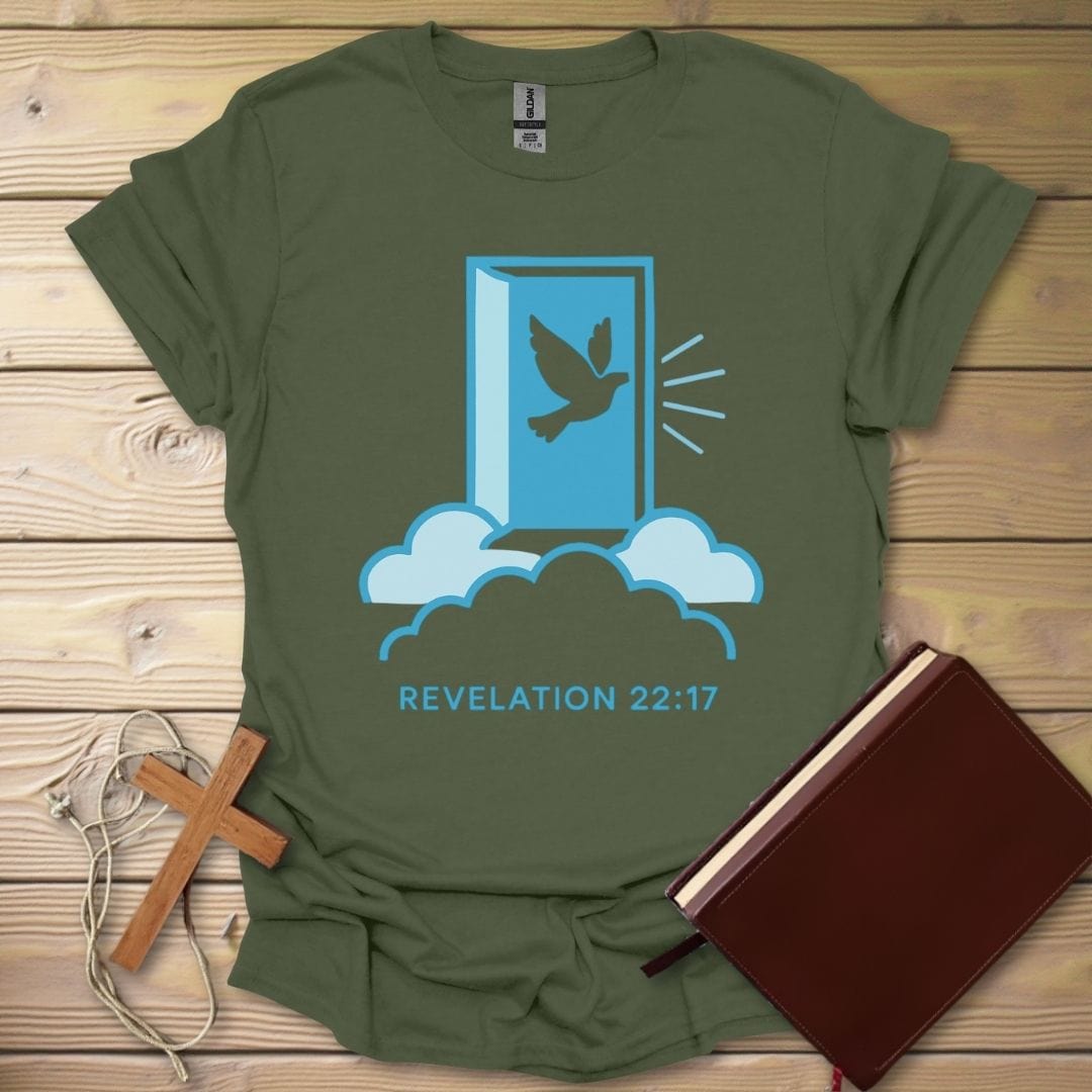 Open Heaven T-Shirt Military Green / S