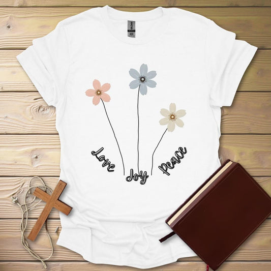 Pastel Flora T-Shirt White / S