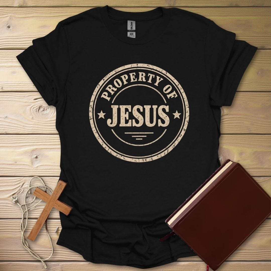 Property Of Jesus T-Shirt Black / S