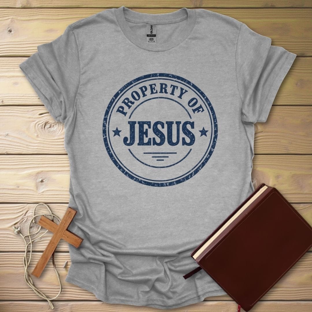 Property Of Jesus T-Shirt Sport Grey / S