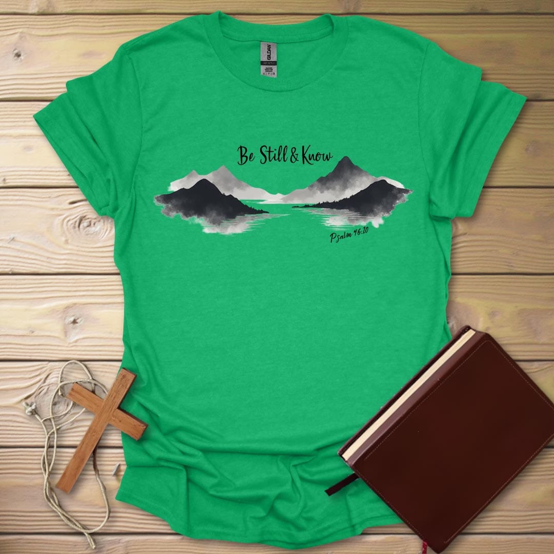 Serene Reflection T-Shirt Heather Irish Green / S