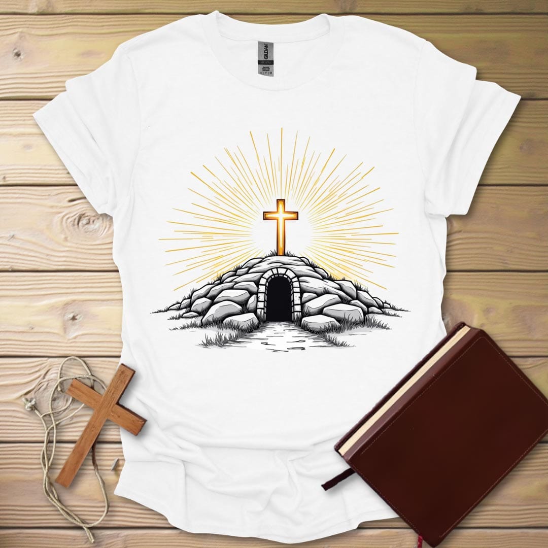 Serene Sunrise T-Shirt White / S