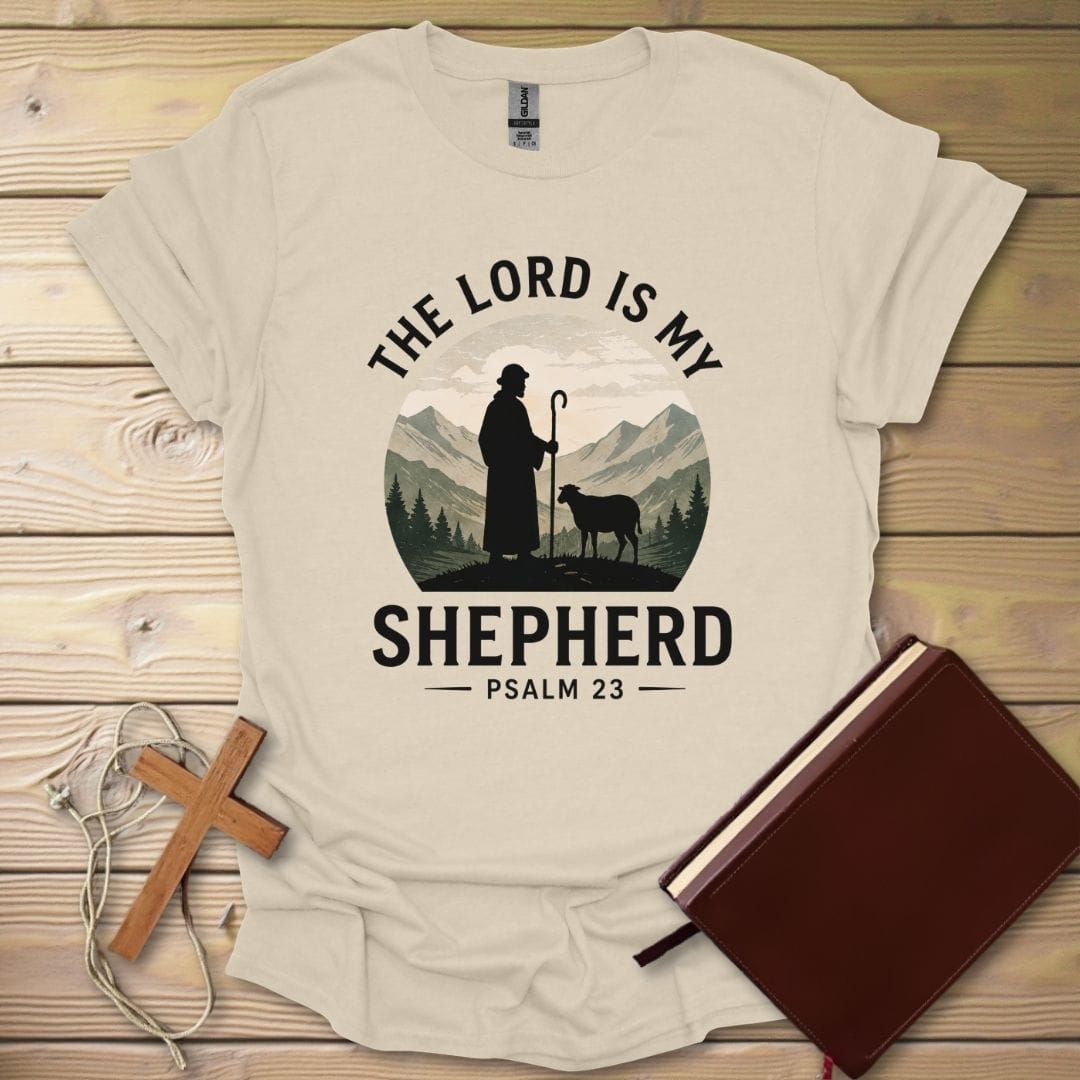 Shepherd Psalm 23 T-Shirt Natural / S
