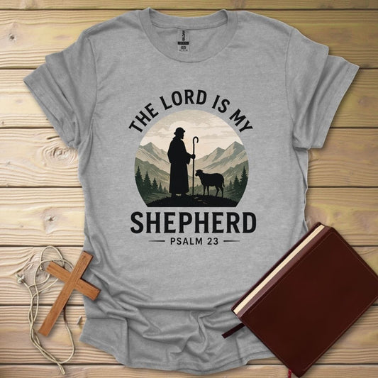 Shepherd Psalm 23 T-Shirt Sport Grey / S