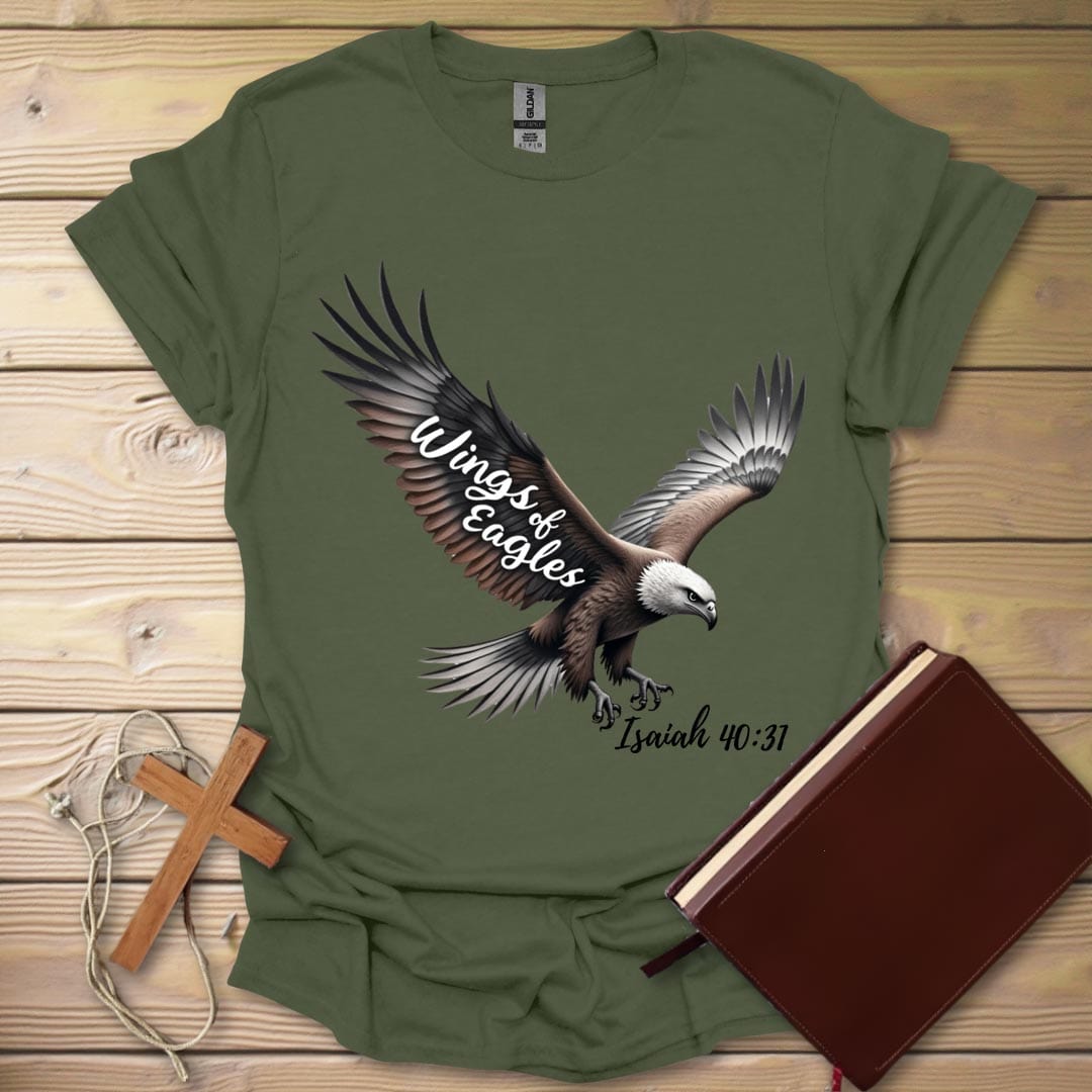 Soaring Strength T-Shirt Military Green / S