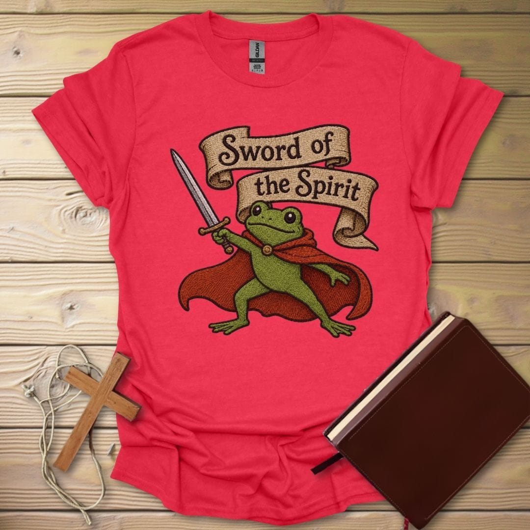 Spirit Sword T-Shirt Heather Red / S