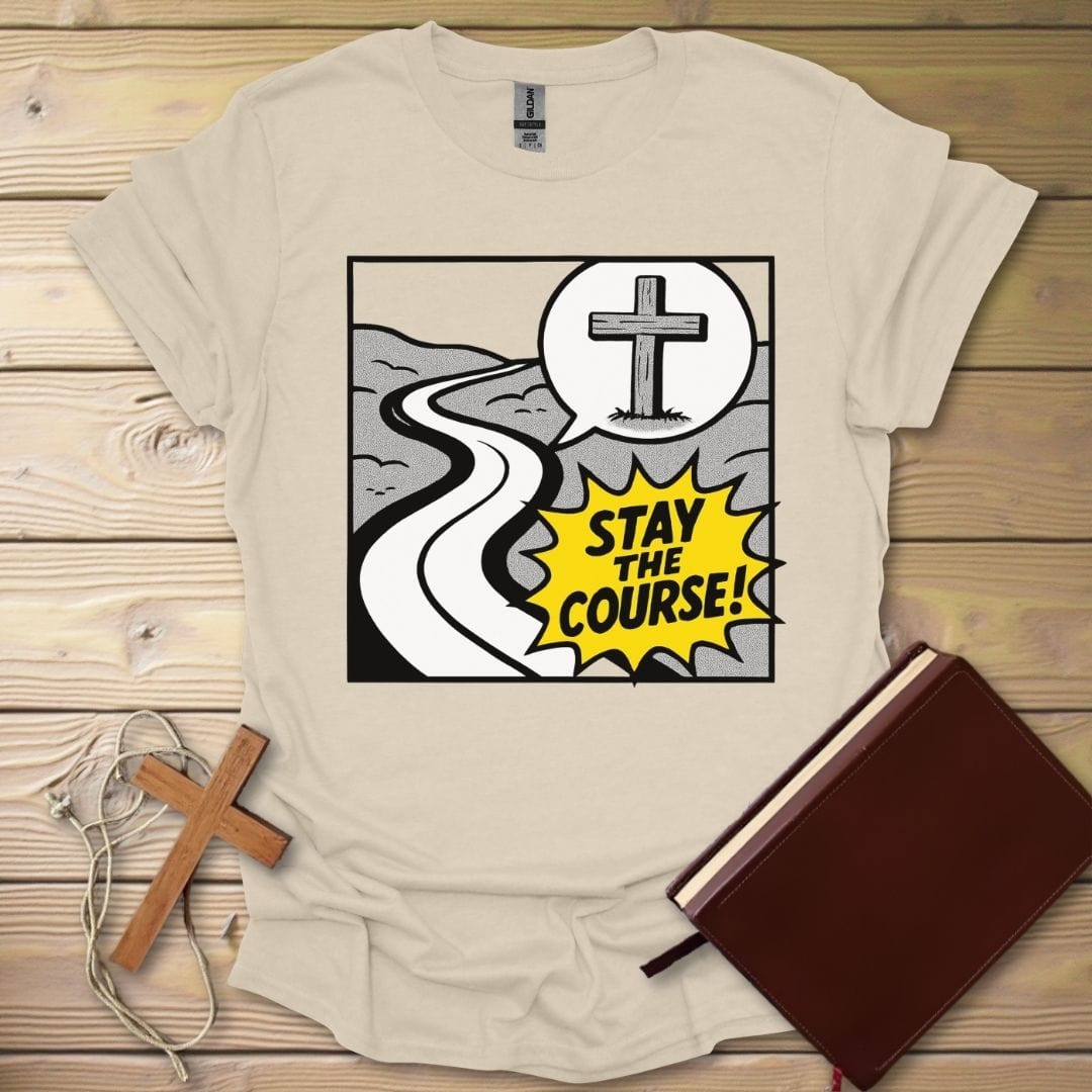 Stay The Course T-Shirt Natural / S