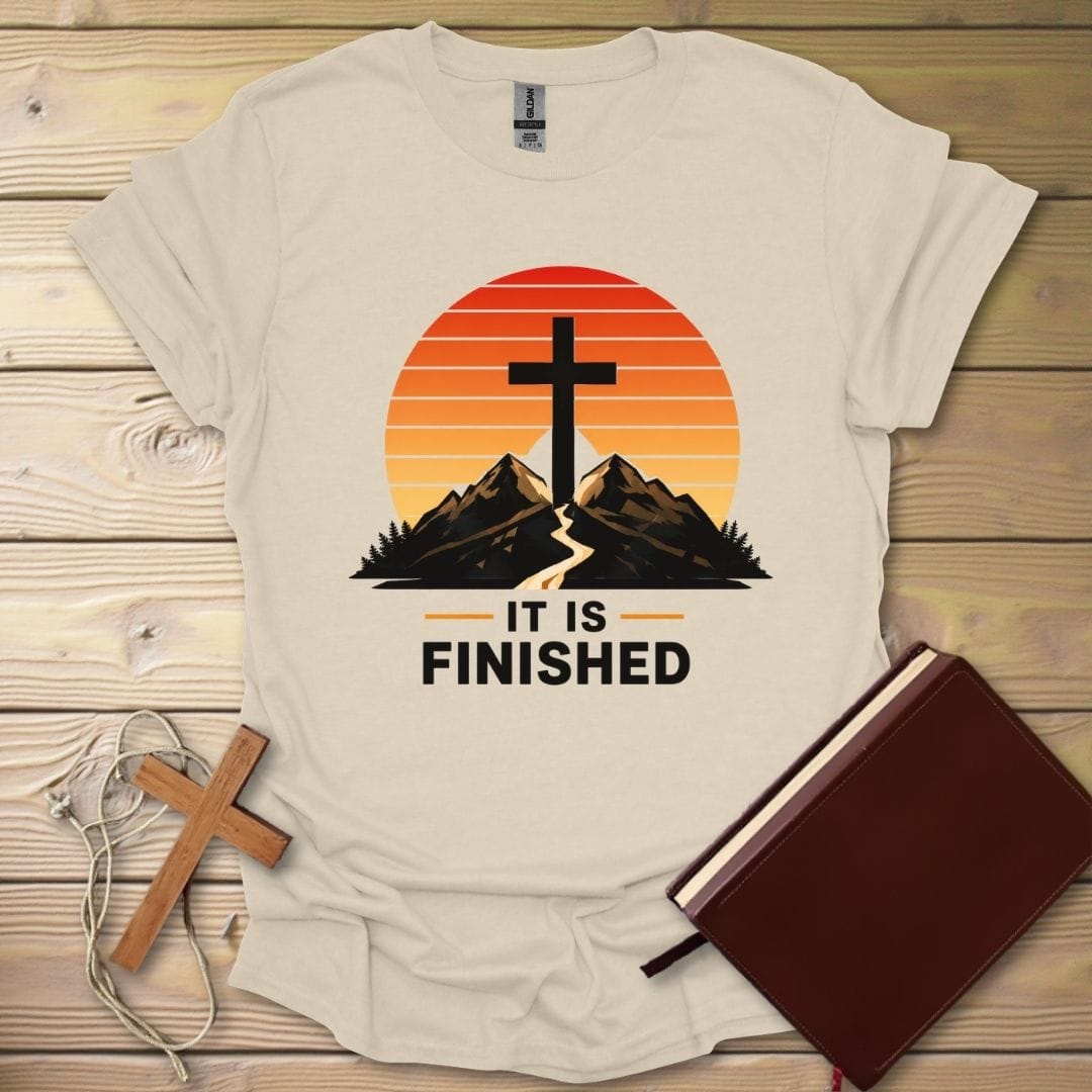 Sunset Cross T-Shirt Natural / S
