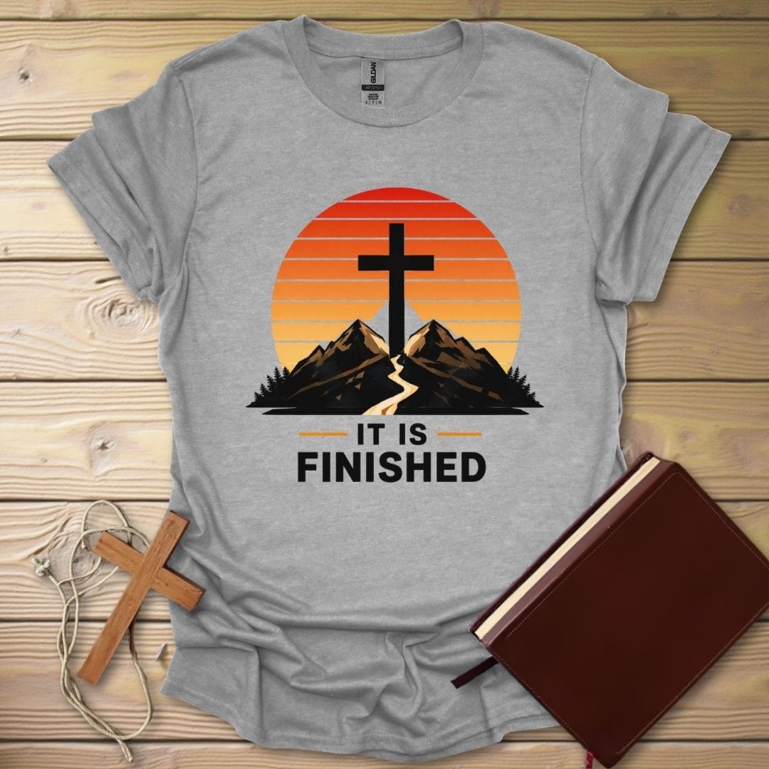 Sunset Cross T-Shirt Sport Grey / S
