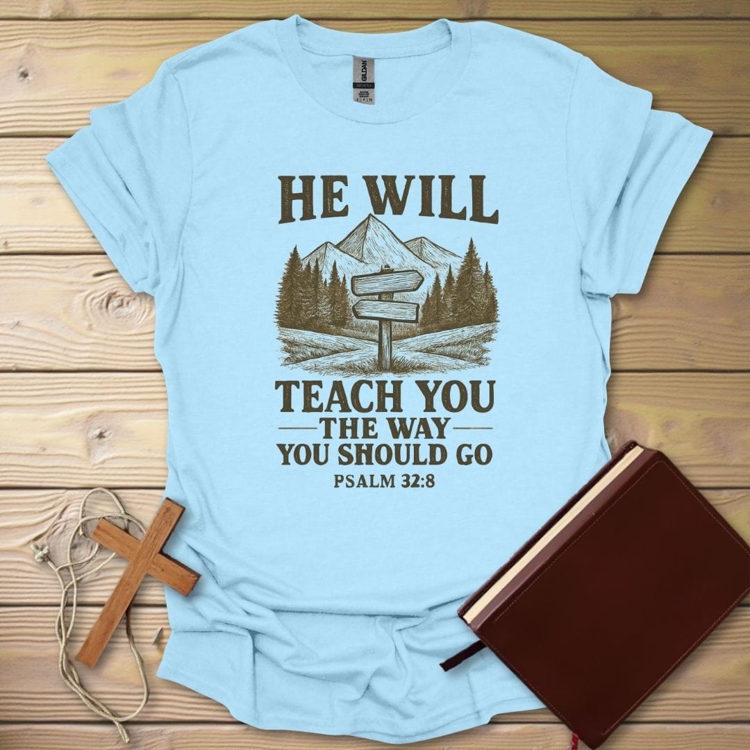 The Right Path T-Shirt Light Blue / S