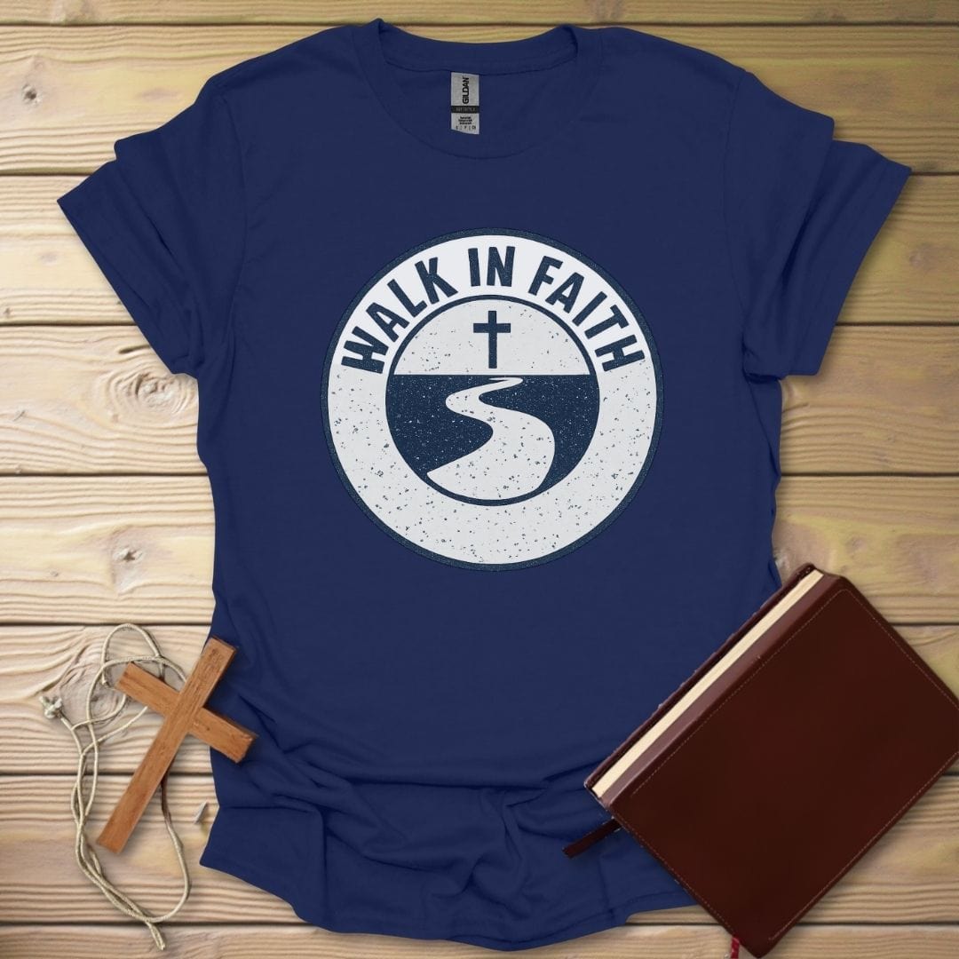 Worn Faith Journey T-Shirt Navy / S