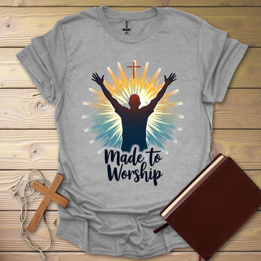 Worship Art T-Shirt Sport Grey / S